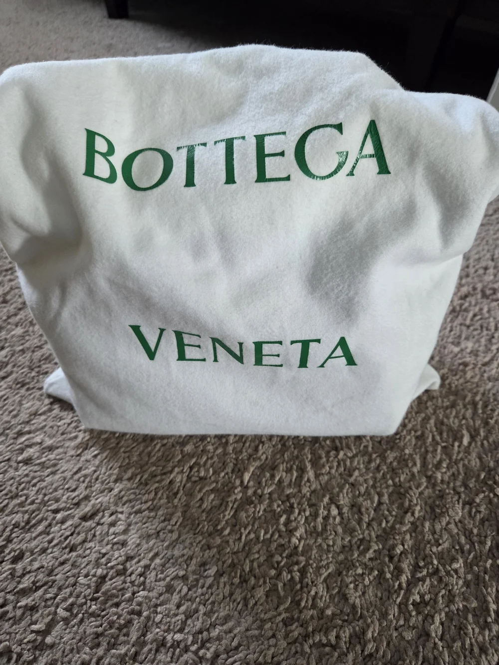 Bottega Veneta Red Leather Cosmetic Pouch